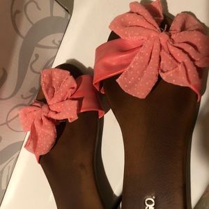 Pink sandals